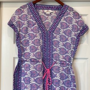VV cotton drawstring coverup